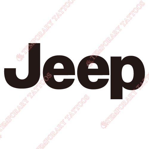 Jeep Customize Temporary Tattoos Stickers NO.2058